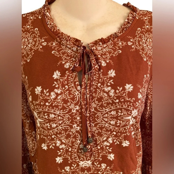 Macy’s STYLE & CO Midi Dress Size Large (L) Style Vintage Pas Ra NWT - Picture 3 of 13